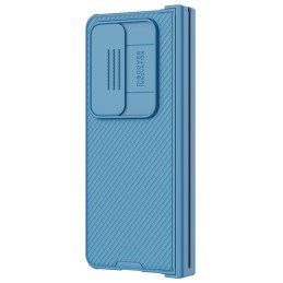 Nillkin CamShield Pro Case (paprastas) dėklas, skirtas Samsung Galaxy Z Fold 4 dangteliu su mėlynu fotoaparato dangteliu