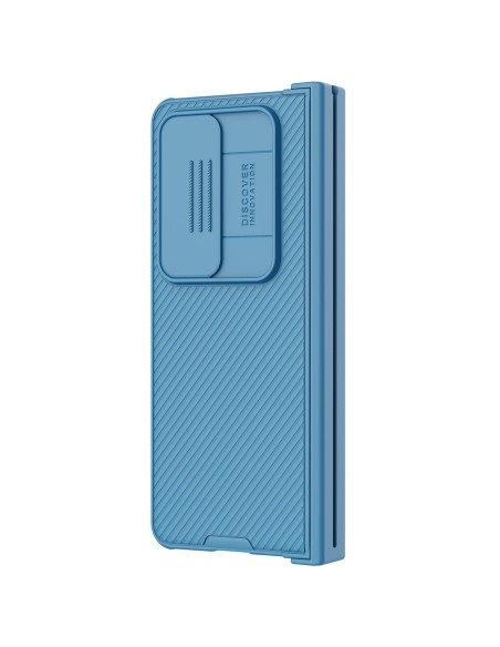 Nillkin CamShield Pro Case (paprastas) dėklas, skirtas Samsung Galaxy Z Fold 4 dangteliu su mėlynu fotoaparato dangteliu Nillkin CamShield Pro Case (paprastas) dėklas, skirtas Samsung Galaxy Z Fold 4 dangteliu su mėlynu fotoaparato dangteliu