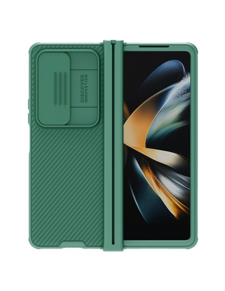 Nillkin CamShield Pro Case (paprastas) dėklas, skirtas Samsung Galaxy Z Fold 4 dangteliu su fotoaparato dangteliu tamsia... Nillkin CamShield Pro Case (paprastas) dėklas, skirtas Samsung Galaxy Z Fold 4 dangteliu su fotoaparato dangteliu tamsia...