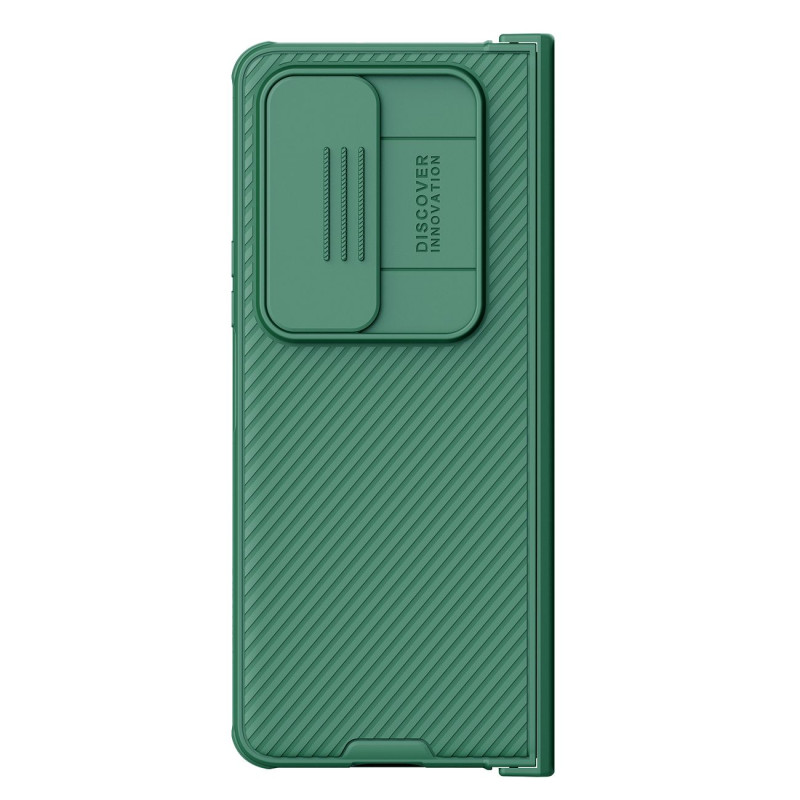 Nillkin CamShield Pro Case (paprastas) dėklas, skirtas Samsung Galaxy Z Fold 4 dangteliu su fotoaparato dangteliu tamsia...
