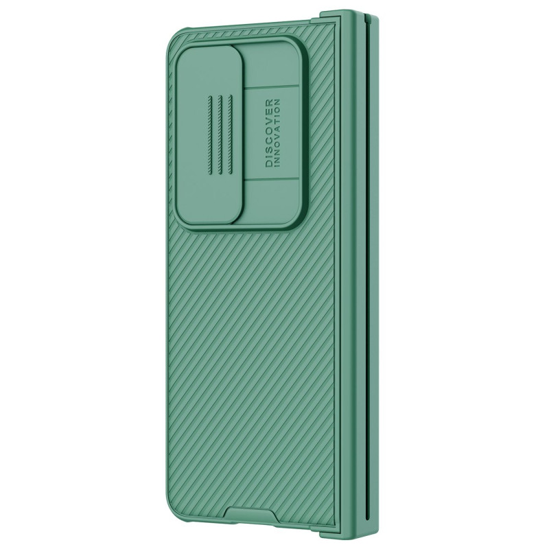 Nillkin CamShield Pro Case (paprastas) dėklas, skirtas Samsung Galaxy Z Fold 4 dangteliu su fotoaparato dangteliu tamsia...
