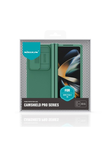 Nillkin CamShield Pro Case (paprastas) dėklas, skirtas Samsung Galaxy Z Fold 4 dangteliu su fotoaparato dangteliu tamsia... Nillkin CamShield Pro Case (paprastas) dėklas, skirtas Samsung Galaxy Z Fold 4 dangteliu su fotoaparato dangteliu tamsia...