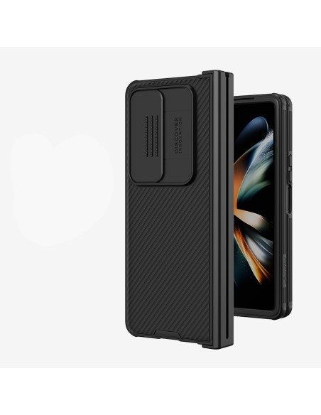 Nillkin CamShield Pro Case (paprastas) dėklas, skirtas Samsung Galaxy Z Fold 4 dangteliu su fotoaparato dangteliu tamsia... Nillkin CamShield Pro Case (paprastas) dėklas, skirtas Samsung Galaxy Z Fold 4 dangteliu su fotoaparato dangteliu tamsia...