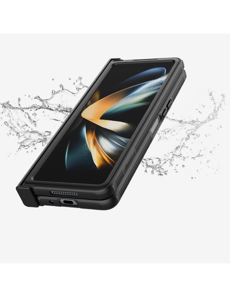 Nillkin CamShield Pro Case (paprastas) dėklas, skirtas Samsung Galaxy Z Fold 4 dangteliu su fotoaparato dangteliu tamsia... Nillkin CamShield Pro Case (paprastas) dėklas, skirtas Samsung Galaxy Z Fold 4 dangteliu su fotoaparato dangteliu tamsia...