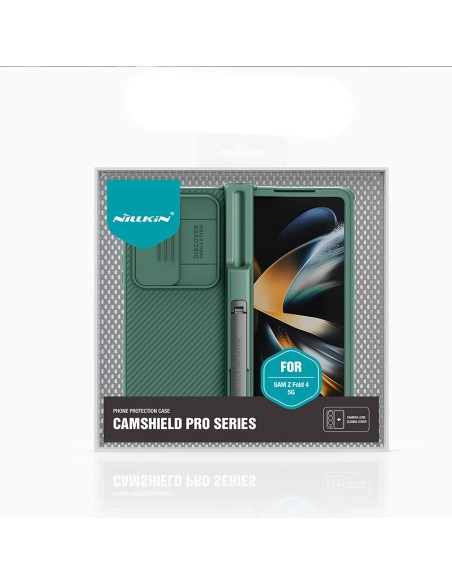 Nillkin CamShield Pro Case (kostiumo) dėklas, skirtas Samsung Galaxy Z Fold 4 dangteliui su fotoaparato dangtelio stovu ... Nillkin CamShield Pro Case (kostiumo) dėklas, skirtas Samsung Galaxy Z Fold 4 dangteliui su fotoaparato dangtelio stovu ...