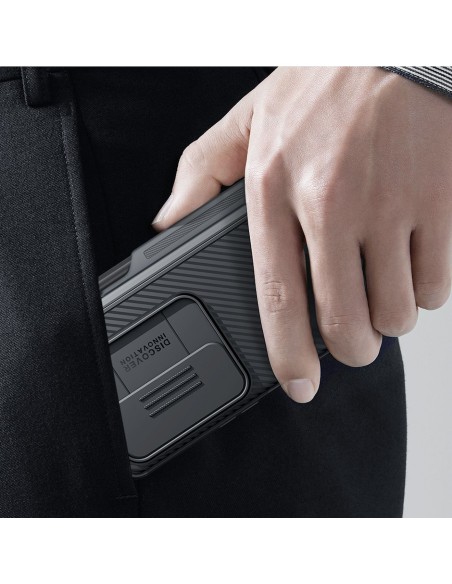 Nillkin CamShield Pro Case (kostiumo) dėklas, skirtas Samsung Galaxy Z Fold 4 dangteliui su fotoaparato dangtelio stovu ... Nillkin CamShield Pro Case (kostiumo) dėklas, skirtas Samsung Galaxy Z Fold 4 dangteliui su fotoaparato dangtelio stovu ...