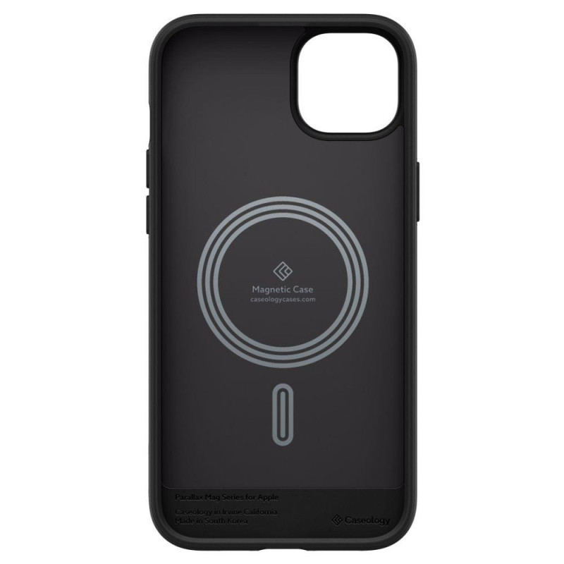 Caseology Parallax Mag MagSafe dėklas skirtas iPhone 14 Plus - matinė juoda