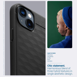 Caseology Parallax Mag MagSafe dėklas skirtas iPhone 14 Plus - matinė juoda