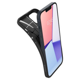 Spigen Liquid Air dėklas iPhone 14 - matinė juoda