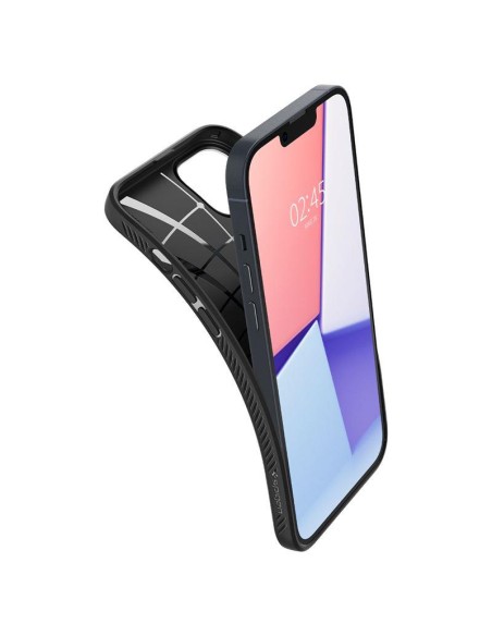 Spigen Liquid Air dėklas iPhone 14 - matinė juoda