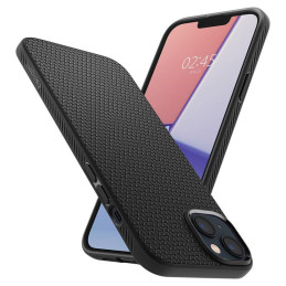 Spigen Liquid Air dėklas iPhone 14 - matinė juoda