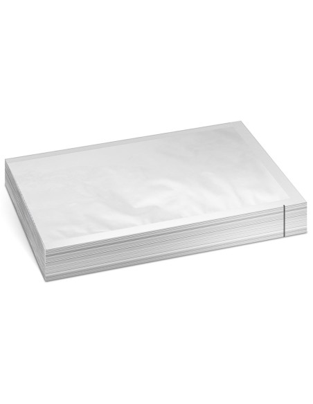 Riektuoti metalizuoto aliuminio maišeliai vakuuminio pakavimo mašinoms 200 x 300 mm 100 vnt.