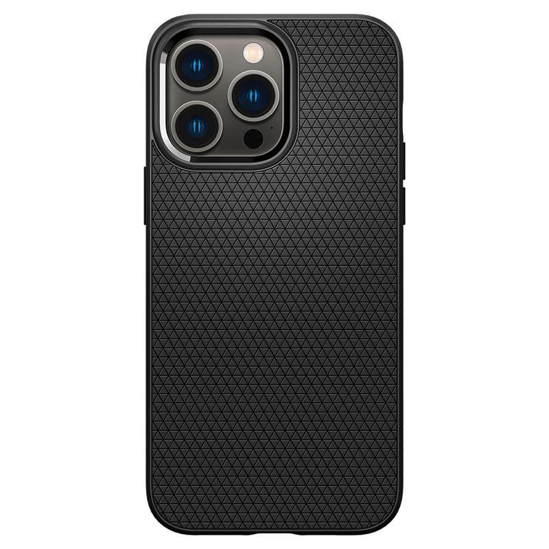 Spigen Liquid Air dėklas iPhone 14 Pro - matinės juodos spalvos