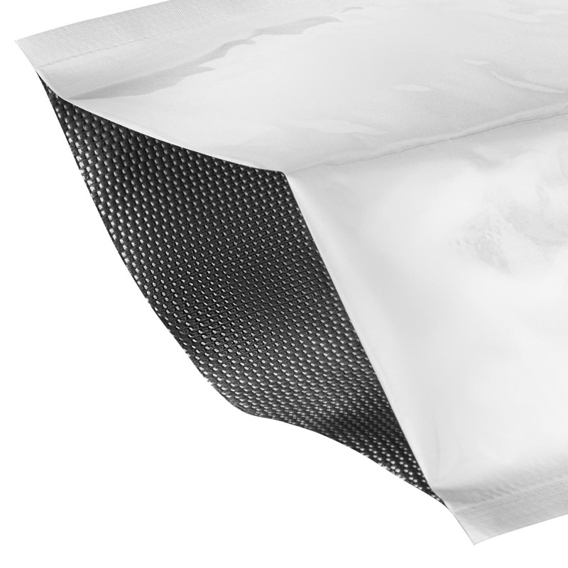 Riektuoti metalizuoto aliuminio maišeliai vakuuminio pakavimo mašinoms 200 x 300 mm 100 vnt.