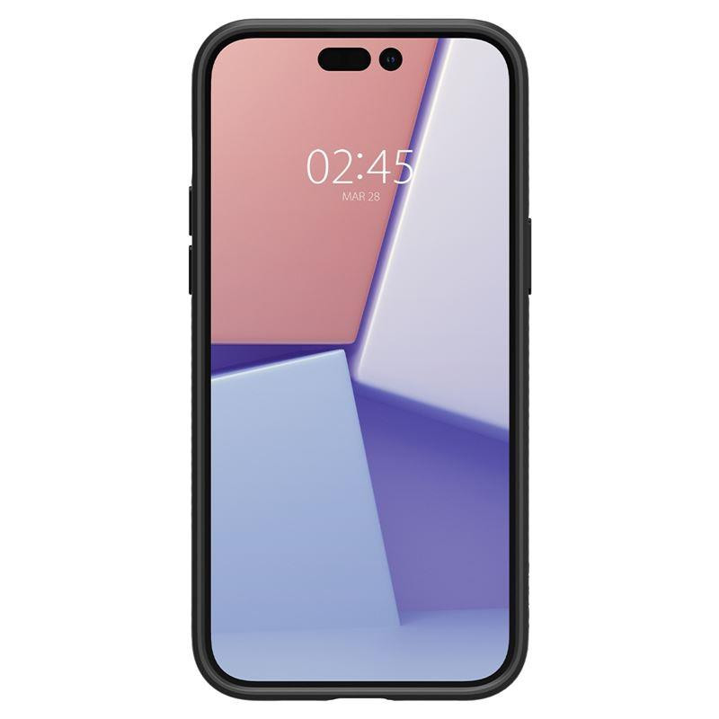 Spigen Liquid Air dėklas, skirtas iPhone 14 Pro Max - matinė juoda