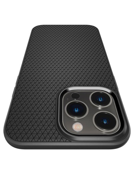 Spigen Liquid Air dėklas, skirtas iPhone 14 Pro Max - matinė juoda Spigen Liquid Air dėklas, skirtas iPhone 14 Pro Max - matinė juoda