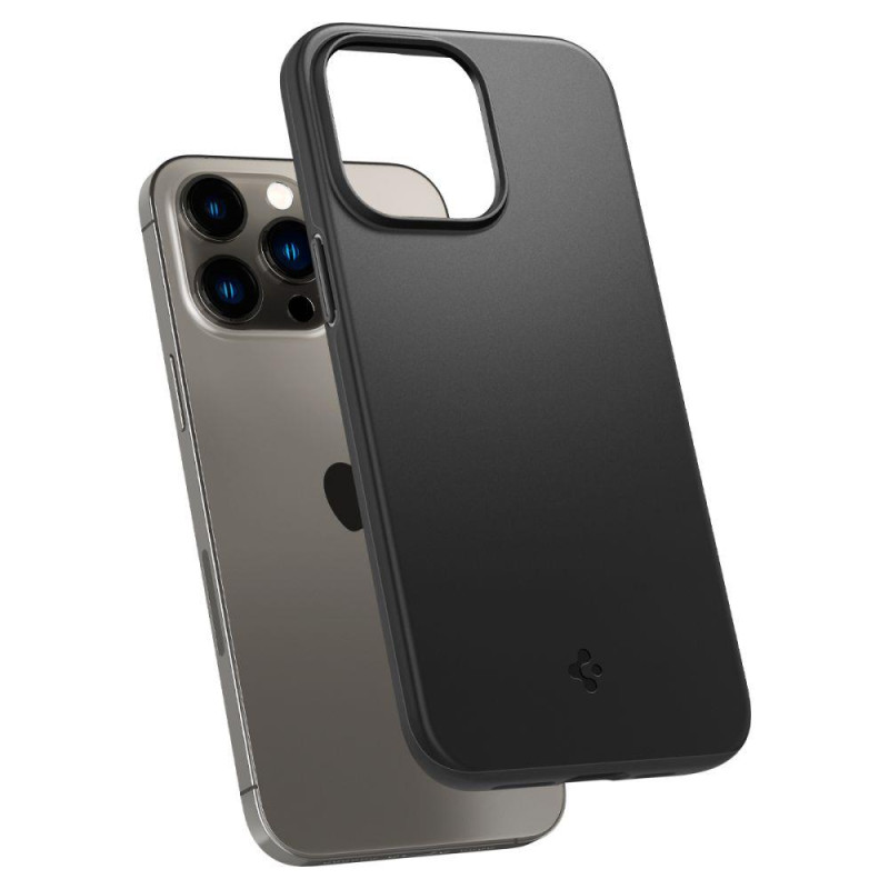 Spigen Thin Fit dėklas iPhone 14 Pro Max - juodas