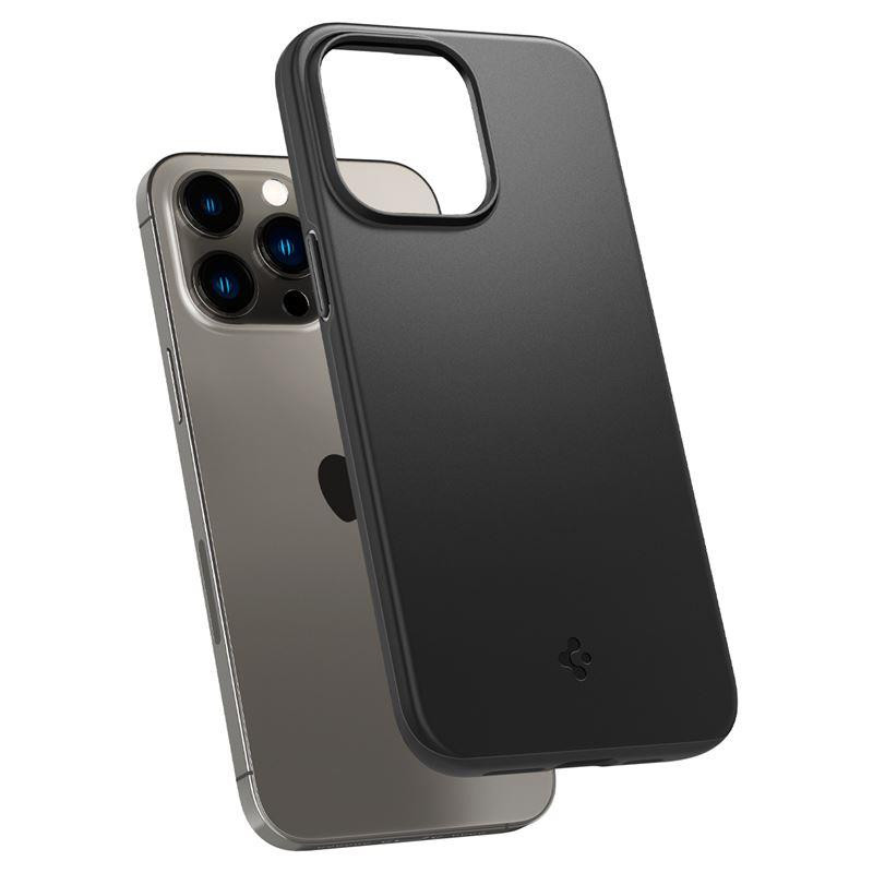 Spigen Thin Fit dėklas iPhone 14 Pro Max - juodas
