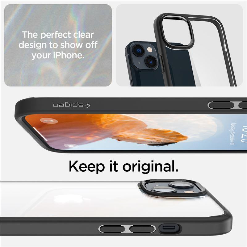 Spigen Ultra Hybrid dėklas, skirtas iPhone 14 Plus - matinė juoda