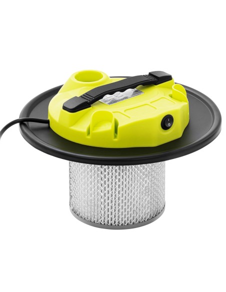 Židinio pelenų siurblys mobilus nerūdijantis su HEPA filtru 1,2 kW 20 l Židinio pelenų siurblys mobilus nerūdijantis su HEPA filtru 1,2 kW 20 l