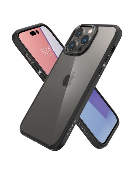 Spigen Ultra Hybrid dėklas, skirtas iPhone 14 Pro Max - matinė juoda Spigen Ultra Hybrid dėklas, skirtas iPhone 14 Pro Max - matinė juoda
