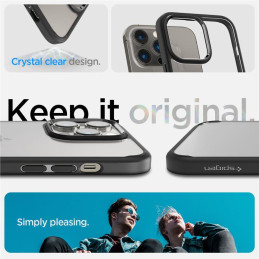 Spigen Ultra Hybrid dėklas, skirtas iPhone 14 Pro Max - matinė juoda