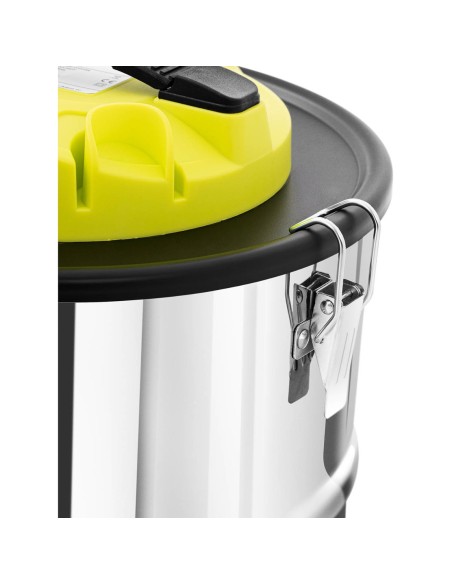 Židinio pelenų siurblys mobilus nerūdijantis su HEPA filtru 1,2 kW 20 l Židinio pelenų siurblys mobilus nerūdijantis su HEPA filtru 1,2 kW 20 l