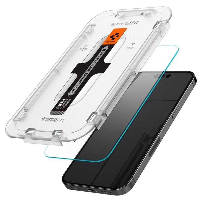 Spigen Glas.tR EZ Fit grūdintas stiklas skirtas iPhone 14 Pro Max - 2 vnt.