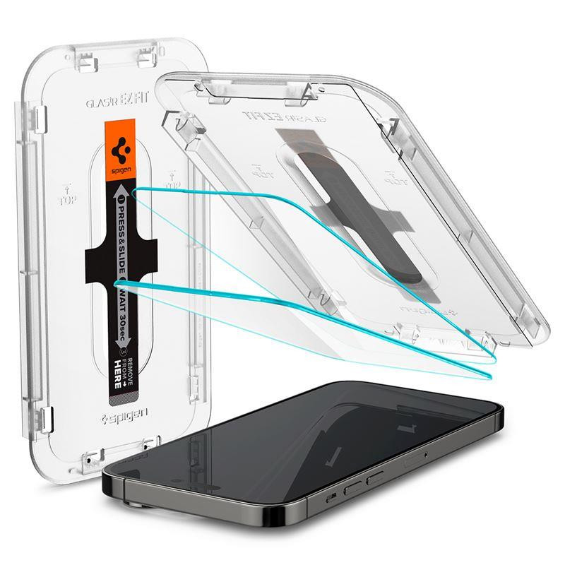 Spigen Glas.tR EZ Fit grūdintas stiklas skirtas iPhone 14 Pro Max - 2 vnt.
