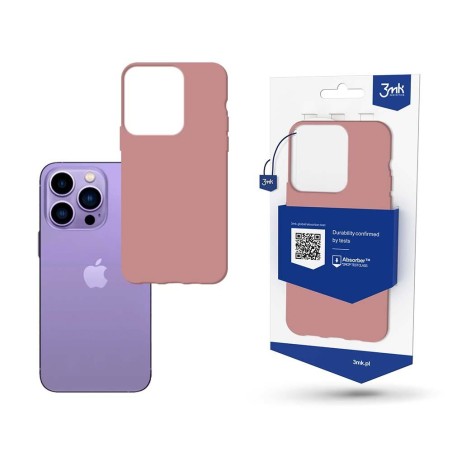 3mk matinis dėklas, skirtas iPhone 14 Pro Max – rožinis 3mk matinis dėklas, skirtas iPhone 14 Pro Max – rožinis