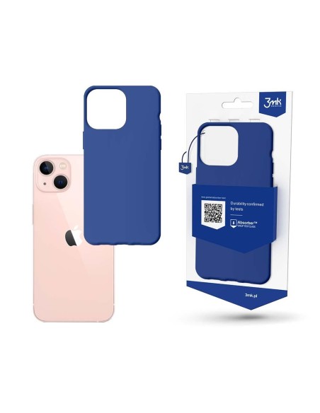3mk matinis dėklas, skirtas iPhone 14 – mėlynas
