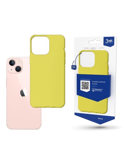 3mk matinis dėklas, skirtas iPhone 14 Plus – geltonas 3mk matinis dėklas, skirtas iPhone 14 Plus – geltonas