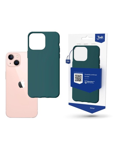 3mk matinis dėklas, skirtas iPhone 14 Plus – žalias