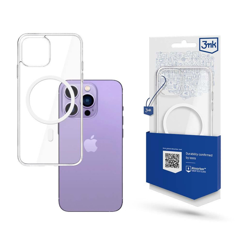 3mk Mag Case su MagSafe iPhone 14 Pro - skaidrus
