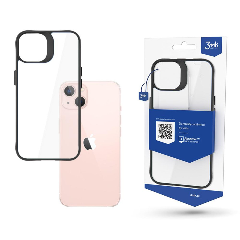 3mk Satin Armor Case+ dėklas, skirtas iPhone 14 - skaidrus