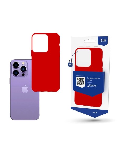 3mk matinis dėklas, skirtas iPhone 14 Pro Max – raudonas 3mk matinis dėklas, skirtas iPhone 14 Pro Max – raudonas