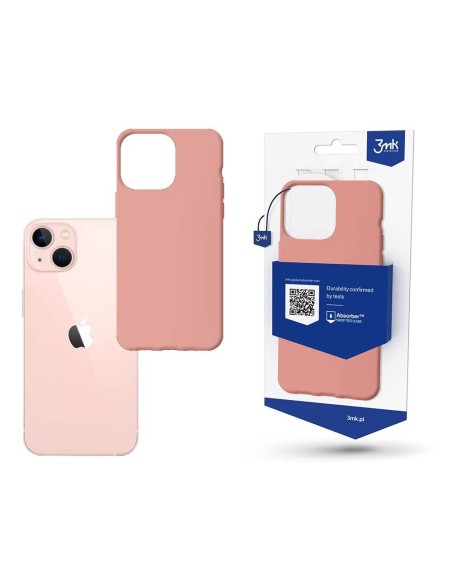 3mk matinis dėklas, skirtas iPhone 14 – rožinis