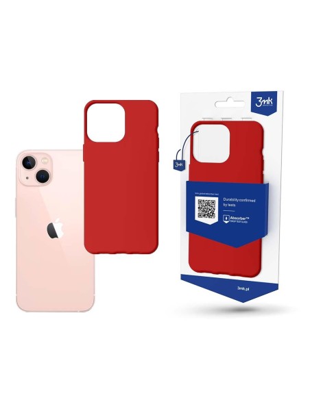3mk matinis dėklas iPhone 14 - raudonas 3mk matinis dėklas iPhone 14 - raudonas