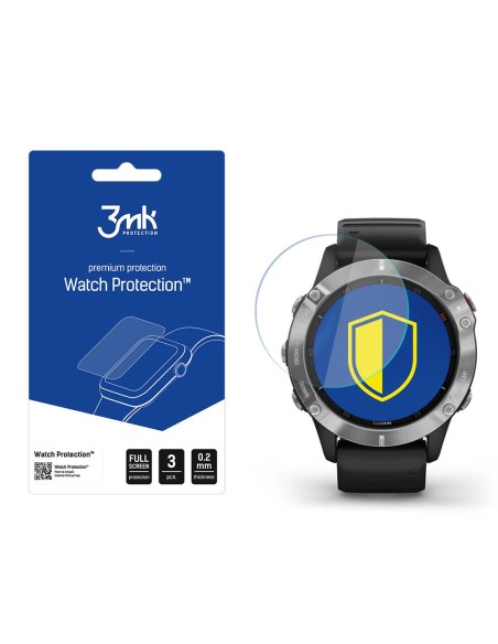 3mk Watch Protection™ hibridinis stiklas v. FlexibleGlass Lite ant Garmin Fenix 6 3mk Watch Protection™ hibridinis stiklas v. FlexibleGlass Lite ant Garmin Fenix 6