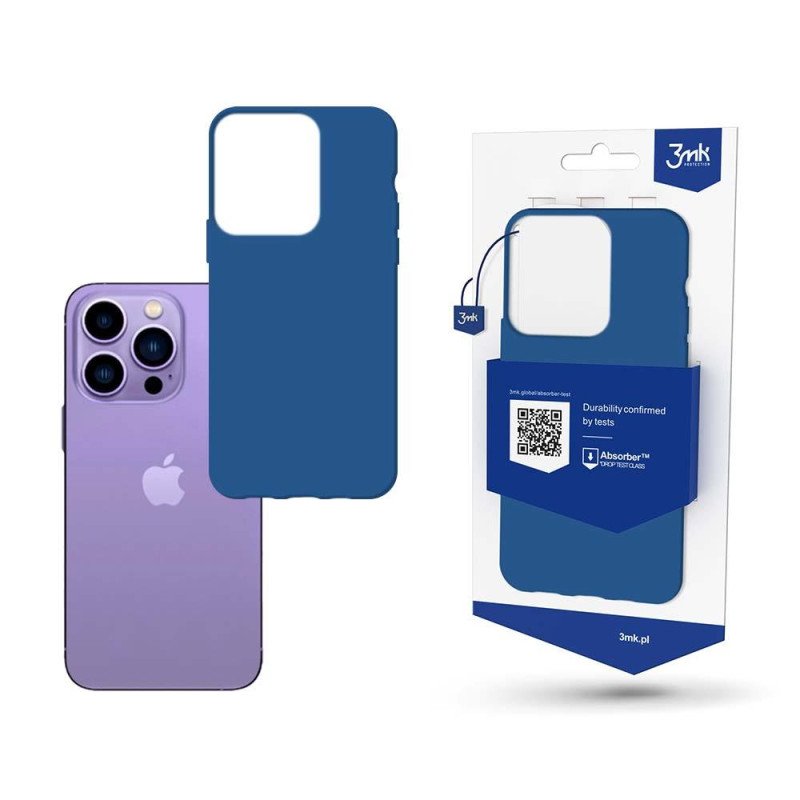 3mk matinis dėklas, skirtas iPhone 14 Pro Max – mėlynas 3mk matinis dėklas, skirtas iPhone 14 Pro Max – mėlynas
