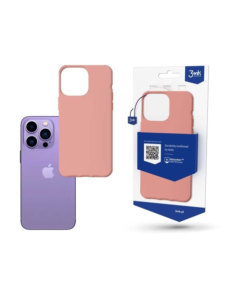 3mk matinis dėklas, skirtas iPhone 14 Pro – rožinis 3mk matinis dėklas, skirtas iPhone 14 Pro – rožinis