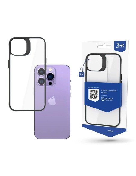 3mk Satin Armor Case+ dėklas, skirtas iPhone 14 Pro - skaidrus