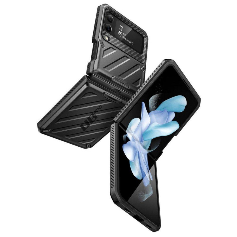 Unicorn Beetle Pro Supcase dėklas, skirtas Samsung Galaxy Z Flip 4 - juodas