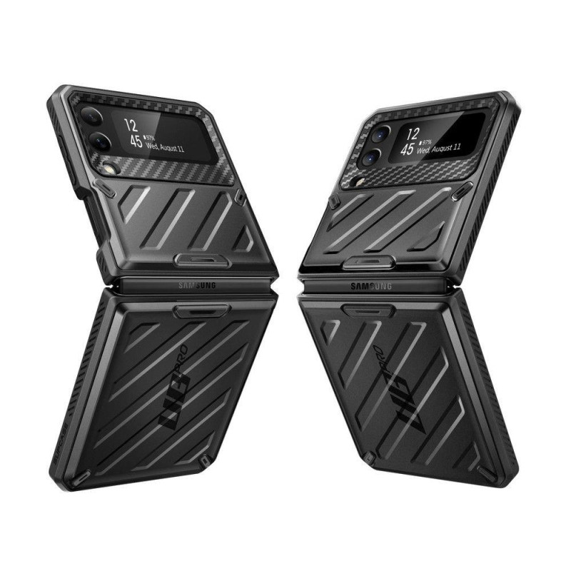 Unicorn Beetle Pro Supcase dėklas, skirtas Samsung Galaxy Z Flip 4 - juodas