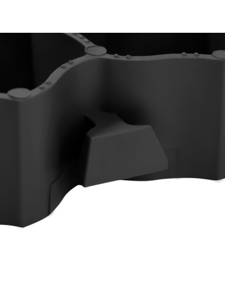 Modulinės parkavimo vejos grotelės 60 x 40 x 4 cm 4 vnt.juodas Modulinės parkavimo vejos grotelės 60 x 40 x 4 cm 4 vnt.juodas