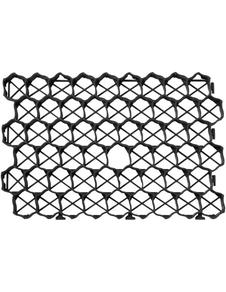 Modulinės parkavimo vejos grotelės 60 x 40 x 4 cm 4 vnt.juodas Modulinės parkavimo vejos grotelės 60 x 40 x 4 cm 4 vnt.juodas