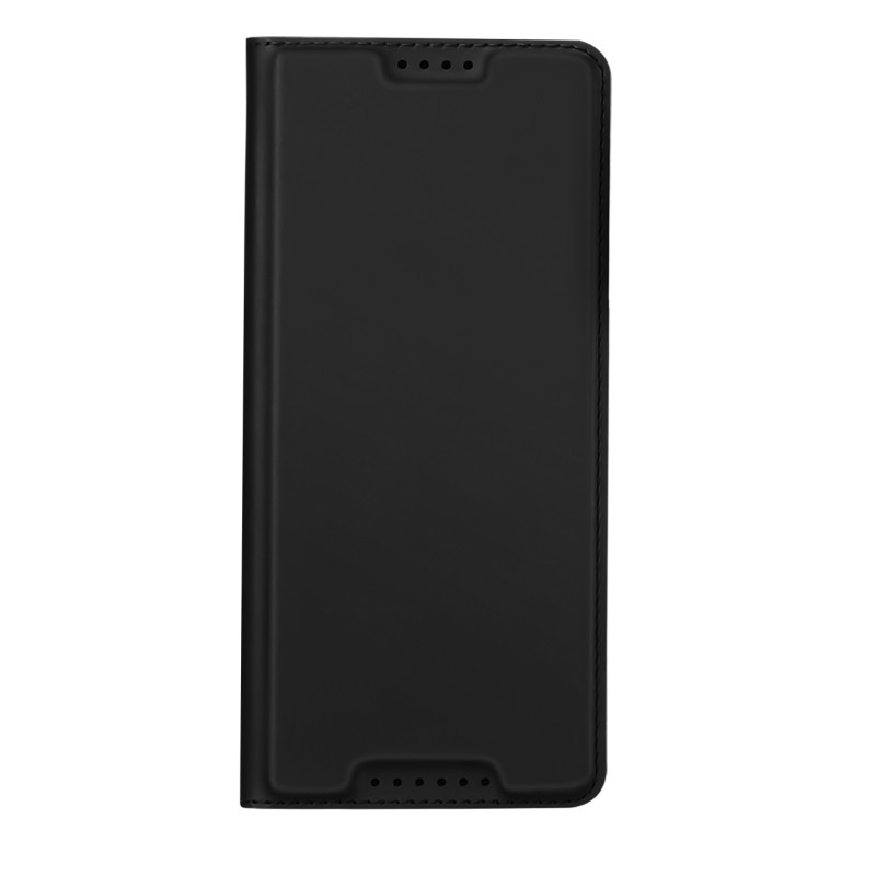 Dux Ducis Skin Pro dėklas, skirtas Sony Xperia 5 IV dangteliu su atvartu kortelių piniginės stovu juodas