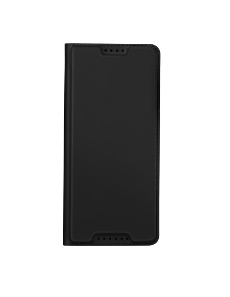 Dux Ducis Skin Pro dėklas, skirtas Sony Xperia 5 IV dangteliu su atvartu kortelių piniginės stovu juodas Dux Ducis Skin Pro dėklas, skirtas Sony Xperia 5 IV dangteliu su atvartu kortelių piniginės stovu juodas