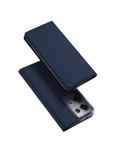 Dux Ducis Skin Pro dėklas, skirtas Oppo Reno 8 Pro dangteliu su atvartu, kortelės piniginės stovu mėlynas Dux Ducis Skin Pro dėklas, skirtas Oppo Reno 8 Pro dangteliu su atvartu, kortelės piniginės stovu mėlynas