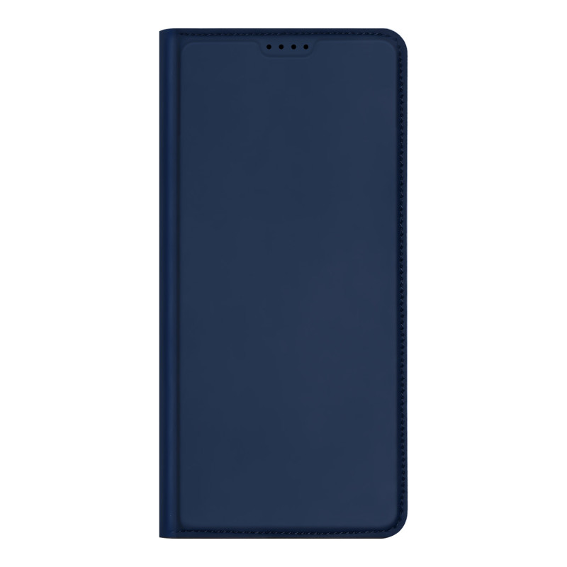Dux Ducis Skin Pro dėklas, skirtas Oppo Reno 8 Pro dangteliu su atvartu, kortelės piniginės stovu mėlynas